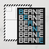 BERNIEサンダーステキストスタック ポストカード (正面/裏面)
