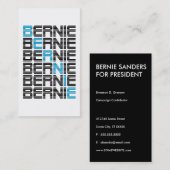 BERNIEサンダーステキストスタック 名刺 (正面/裏面)