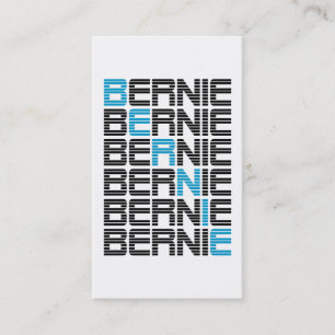 BERNIEサンダーステキストスタック 名刺