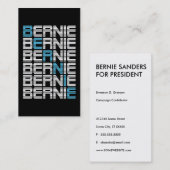 BERNIEサンダーステキストスタック 名刺 (正面/裏面)