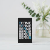 BERNIEサンダーステキストスタック 名刺 (スタンド正面)
