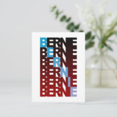 BERNIEサンダーテキストBern ポストカード (スタンド正面)