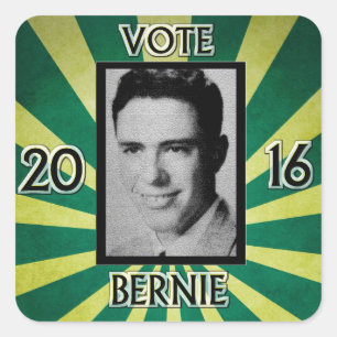 Bernie 2016で未来に戻る スクエアシール