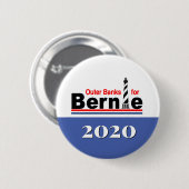 Bernie 2020の外部バンク 缶バッジ (正面&裏面)