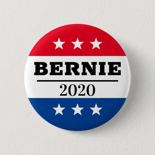 BERNIE 2020選挙ピン 缶バッジ (正面)