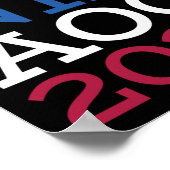 Bernie Aoc 2028キャンペーン – 愛国的な戦いオリゴアーク ポスター (角)