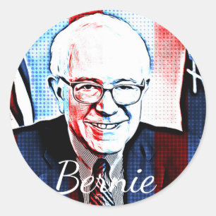 Bernie Sandersがデジタルアートステッカーをサポート ラウンドシール