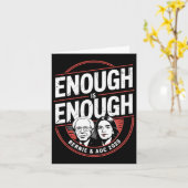 Bernie SandersとAoc 2028大統領選挙運動 カード (黄色い花)