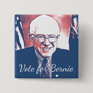 Bernie Sandersサポートデジタルアートボタンに投票 缶バッジ
