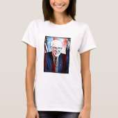 Bernie SandersサポートDigital Art Shirt Tシャツ (正面)