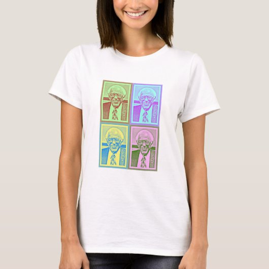 Bernie SandersサポートDigital Art Shirt Tシャツ (正面)