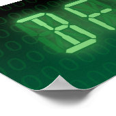 Bernie Sandersデジタル読み出し ポスター (角)