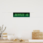 Bernie Sandersデジタル読み出し ポスター (キッチン)