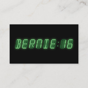 Bernie Sandersデジタル読み出し 名刺