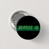 Bernie Sandersデジタル読み出し 缶バッジ (正面&裏面)