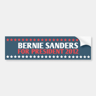 Bernie Sanders社長2012バンパーステッカー バンパーステッカー