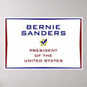Bernie Sanders米国大統領V2 ポスター