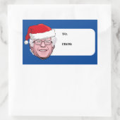 BERNIE SANDERS ハヌカ 長方形シール (バッグ)
