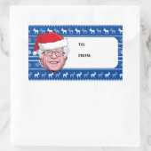 BERNIE SANDERS ハヌカ 長方形シール (バッグ)