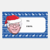 BERNIE SANDERS ハヌカ 長方形シール (正面)