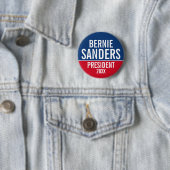Bernie Sanders 2020キャンペーン – 名前/色を編集できる 缶バッジ (インサイチュ)