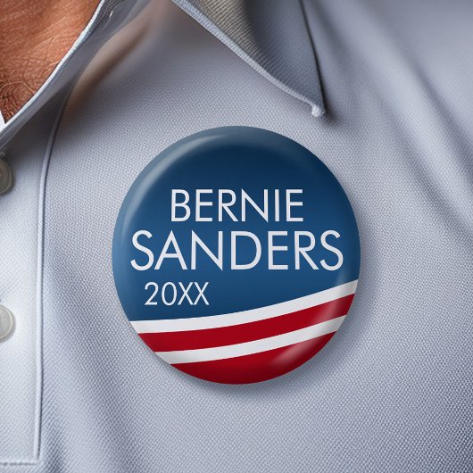Bernie Sanders - CAN change year 2024 缶バッジ