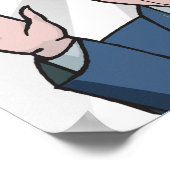 Bernie Sanders Greeting -ハッピーバースデー-.png ポスター (角)