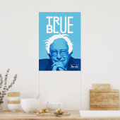 Bernie Sanders "True Blue"ポスター ポスター (キッチン)
