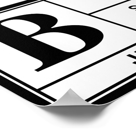 Bernie Sanders Warning Label ポスター (角)