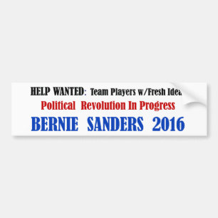 BernieSanders: 白の政治改革 バンパーステッカー