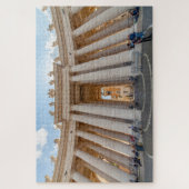 Bernini colonnade, St. Peter square，ローマ，イタリア ジグソーパズル (縦)