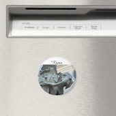 Bernini's Elephant and Obelisk - Rome Italy マグネット (インサイチュ (食洗機))