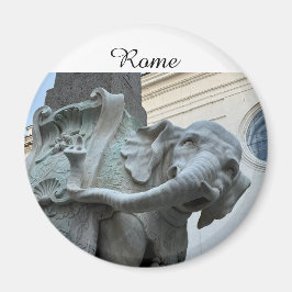Bernini's Elephant and Obelisk - Rome Italy マグネット
