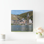 Bernkastel-Kues an der Mosel スクエア壁時計 (ホーム)