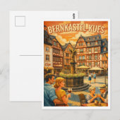 Bernkastel-Kues Germany Vintage Travel ポストカード (正面/裏面)
