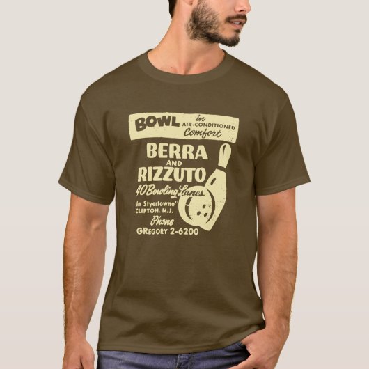 BERRA AND RIZZUTO BOWLING LANES Tシャツ (正面)