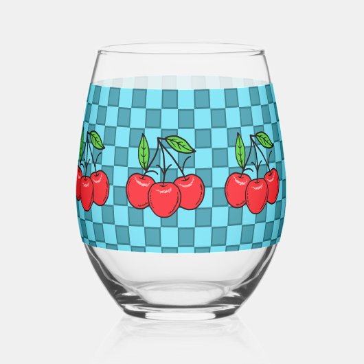 Berries ステムなしワイングラス (裏面)