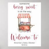 Berries Baby shower ポスター (正面)