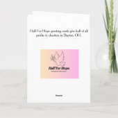 Berries Thank You Card カード (裏面)