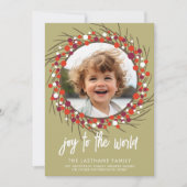 Berryリースで撮影 – 家族を瞬時にダウンロード シーズンカード (正面)