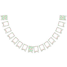 Berry 1st Birthday Monthlyフォトバナー バンティングフラッグ