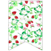 Berry 1st Birthday Monthlyフォトバナー バンティングフラッグ (第1の旗)