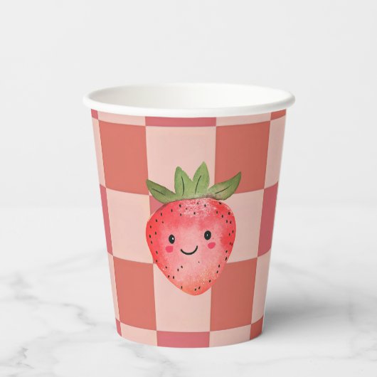 Berry 4th Birthday Strawberry Party  紙コップ (裏面)