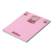 Berry and Bow Sweet Kindergarten Chic ノートパッド (回転)