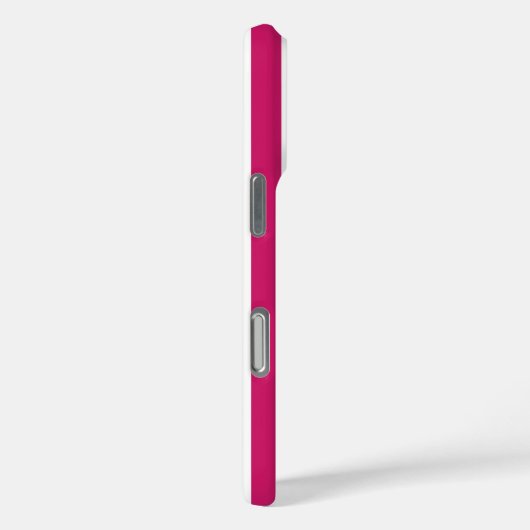 Berry and White Monogrammed Stripes Case-Mate iPhoneケース (裏面 / 右)