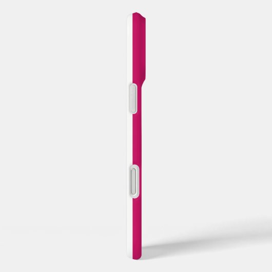 Berry and White Monogrammed Stripes Case-Mate iPhoneケース (裏面 / 右)