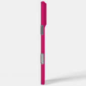 Berry and White Monogrammed Stripes Case-Mate iPhoneケース (裏面 / 右)