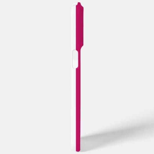 Berry and White Monogrammed Stripes Case-Mate iPhoneケース (裏面 / 右)