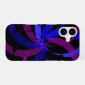 Berry Blend Geometric iPhone 16 Case 16ケース (裏面横)