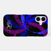 Berry Blend Geometric iPhone 16 Case 16ケース (裏面横)